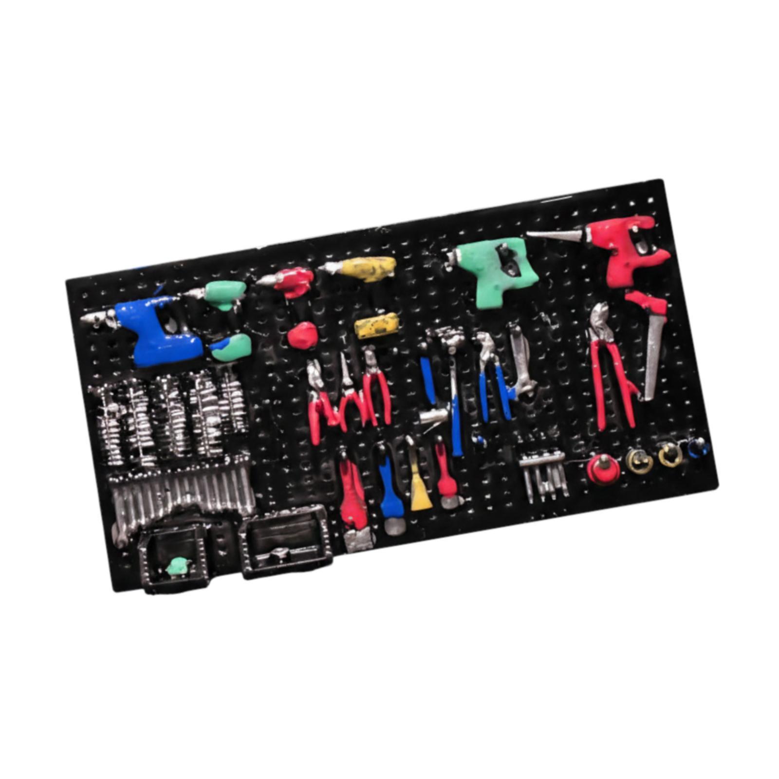 1:64スケール 電動ドリルペグボード モデル装飾品 自動車 - Auto Repair Shop Layout のレビューと価格