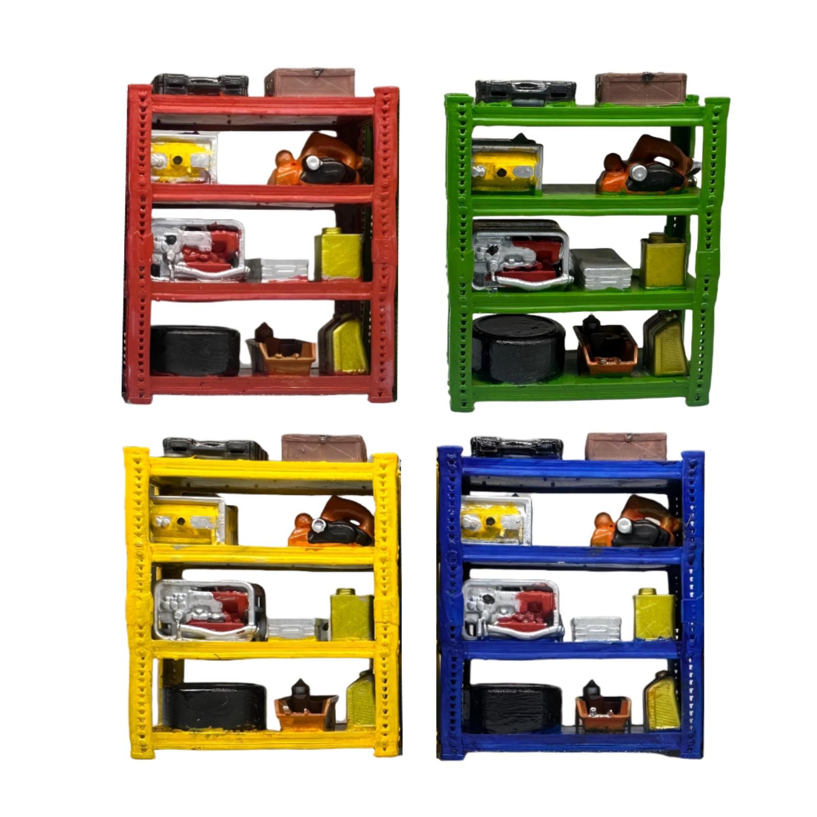 1/64スケールモデルカー修理工場ラックコレクションレイアウ - Auto Repair Shop Layout のレビューと価格